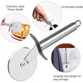 YM Factory Pizza Cutter Wheel and Pie Server, Stainless Steel Pizza Server Knife Pizza Slicer Shovel set